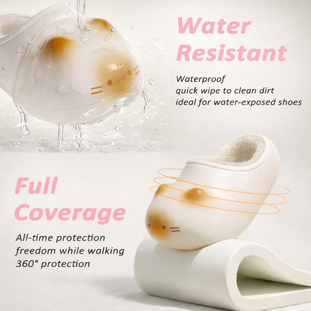 PawlyPrints Cat Paw Slippers