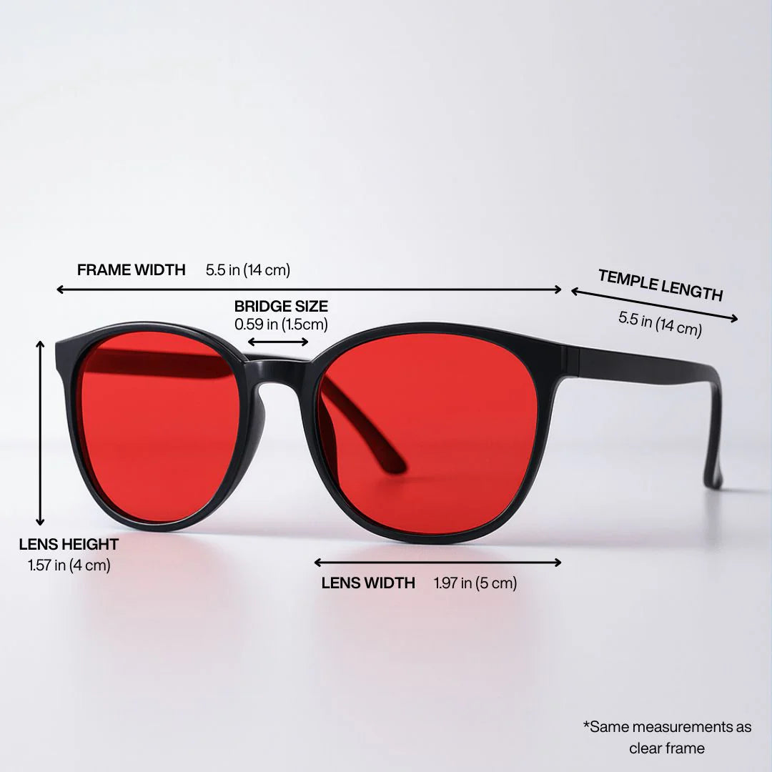 Casualy Flow® Red Lens Blue Light Glasses