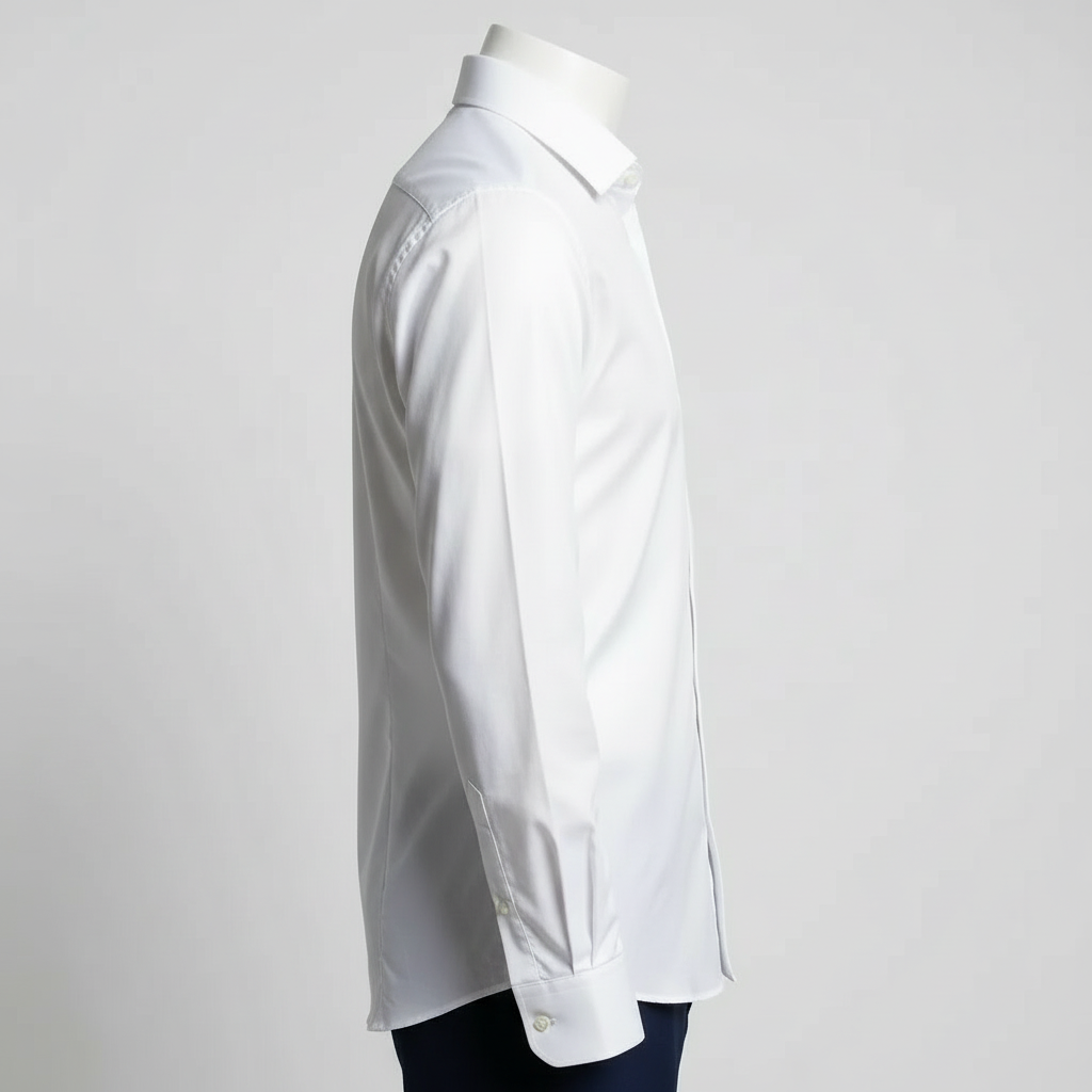 Wrinkle-Free Fitted Dress Shirt