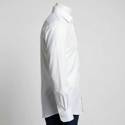 Wrinkle-Free Fitted Dress Shirt