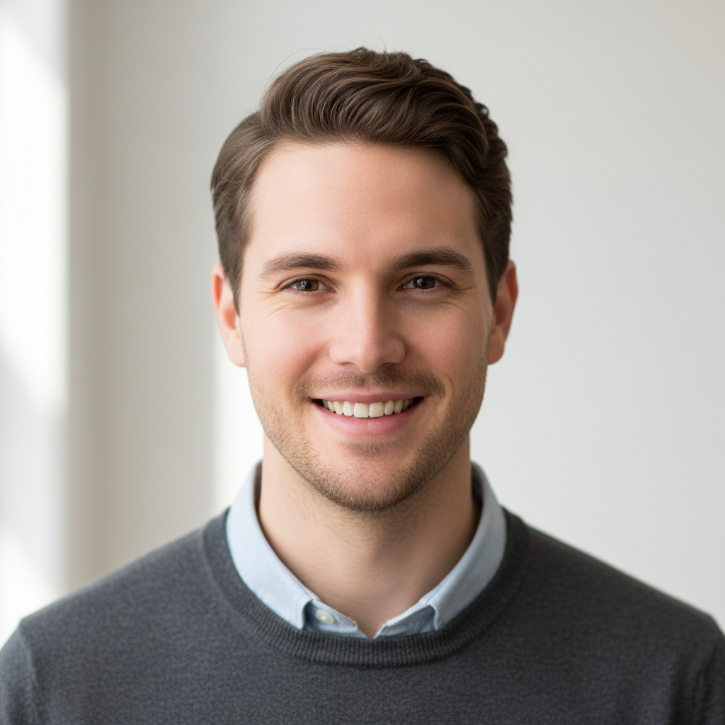 generate an avatar of a young father satisfied of his product on trustpilot