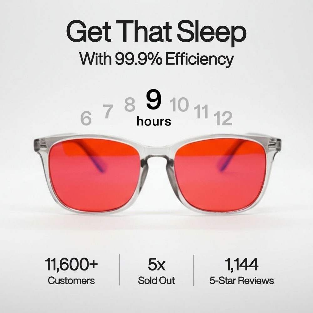 Casualy Flow® Red Lens Blue Light Glasses